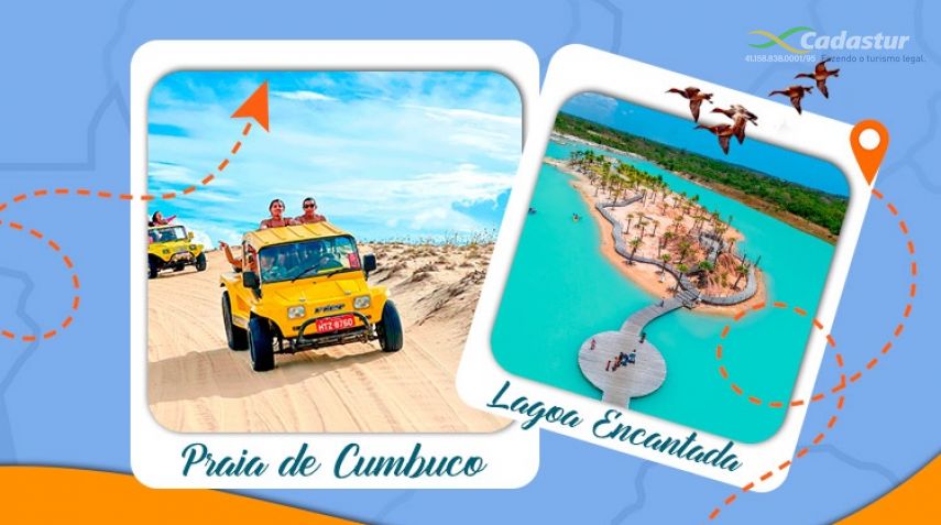 COMBO PRAIA DE CUMBUCO + ALCHYMIST LAGOA ENCANTADA